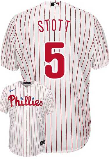 Men%27s Philadelphia Phillies #5 Bryson Stott White Cool Base Stitched Jersey Dzhi->mlb womens jerseys->MLB Jersey